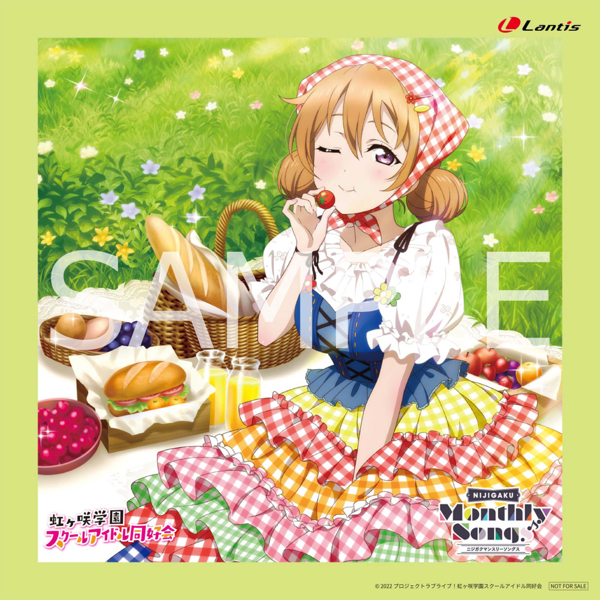 ラブライブカードゲーム 虹ヶ咲 鬼頭明里PE + 金箔サイン入り 新曲制作プロジェクト NIJIGAKU Monthly Songs♪ 5月度シングル