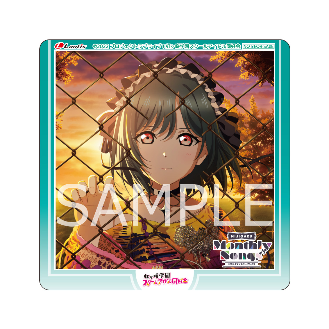 三船栞子 Blu-ray特典 タペストリー&ブロマイド30枚&A4クリアファイル 新曲制作プロジェクト NIJIGAKU Monthly Songs♪9月度シングル