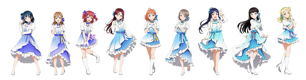 Aqours セレブレーションイラスト